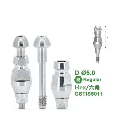 Osstem® GS/TS Close Tray Transfer Impression Coping Titanium Coping Transfer Compatiable to Mini & regular