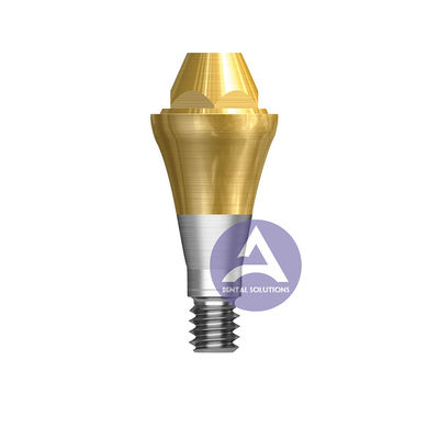 Osstem® Multi Abutment Hiossen Regular / Mini MUA Abutment lurus D: 4.8 Titanium GR5 ELI
